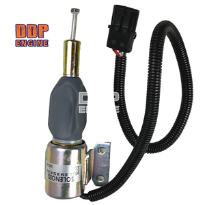 Vanne solénoïde d'arrêt de carburant 3935431 SA-4755-12 3935429 pour moteur Cummins C8.3L 6C 6CT 6CTAA8.3 ISC8.3 QSC8.3 - Product Image 1
