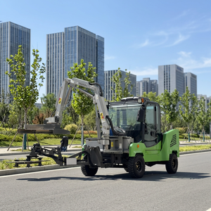 Taille-haie à double bras alimenté par batterie au lithium pour l'entretien des barrières de sécurité routières et de la végétation en bordure de route - Product Image 1