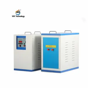 Machine de chauffage par induction de forgeage à chaud de tige de barre d'acier de fréquence moyenne de Wangxin