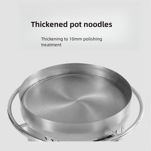 Applicable aux raviolis frits commerciaux, pot <span class=keywords><strong>à</strong></span> raviolis <span class=keywords><strong>professionnel</strong></span> en acier inoxydable - Product Image 3