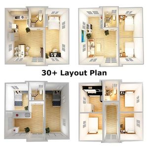Casa Contenedor de <span class=keywords><strong>Dos</strong></span> Pisos con 3 Dormitorios y 2 Baños, Villa de Lujo Moderna - Product Image 5