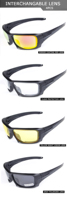 Lunettes de tir ignifuges de haute qualité lentilles renforcées épaissies résistantes aux chocs lentilles remplaçables lunettes tactiques