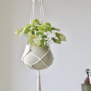 Vaso in Ceramica da Appendere <span class=keywords><strong>per</strong></span> Casa, Traspirante e Resistente alla Corrosione, Stile Nordico, <span class=keywords><strong>per</strong></span> <span class=keywords><strong>Piante</strong></span> Verdi e Fiori da Balcone, Vaso <span class=keywords><strong>per</strong></span> Clorofite - Product Image 1