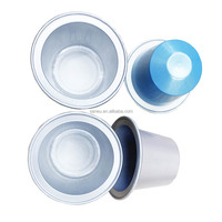 Machine de scellage de capsules vides en aluminium Saneu avec couvercle en aluminium, diamètre 37 mm, pour tasses à café