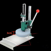 Nouvelle presse à crêpes manuelle - Outil de fabrication de snacks pour la cuisine à domicile et les petites boulangeries, facile à utiliser, préparation de pâtisserie