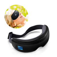 Masseur oculaire chauffant avec vibration et compression d'air, masque de soin des yeux rechargeable pour soulager la fatigue, les cernes et les poches