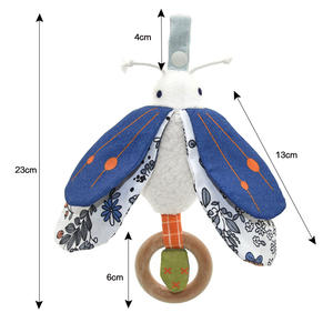 Baby <strong>Stuffed</strong> Insect Plush <strong>Animal</strong> Toys <strong>Musical</strong> Infant Soothing Multi-sensory Soft comfort Doll for <strong>Newborn</strong> - Product Image 3