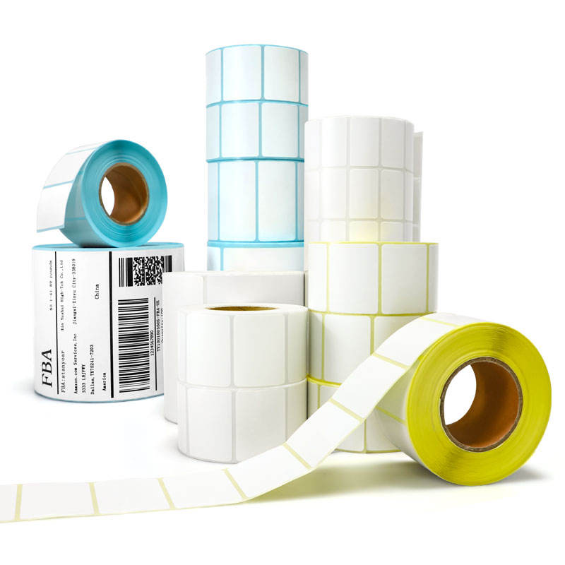 Custom Barcode Labels Direct Thermal Adhesive Rolls Waterproof & Durable OEM Support Logistic Label ISO9001 Certified Labels