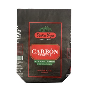 Sac en papier kraft de qualité alimentaire, grand format 3kg-5kg, à fond carré, multicouche, personnalisé, pour charbon de bois et feuilles de bois, usage industriel, vente en gros - Product Image 5