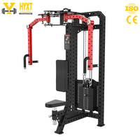Machine à Pectoraux Réglable HUANYU K111, Modèle Commercial Phare, 1100*750*1960mm, Cadre Ultra-Robuste 200kg, Poids de Charge 80kg, Appareil de Musculation Thoracique Haut de Gamme