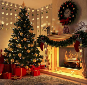 Guirnaldas <span class=keywords><strong>de</strong></span> Papel Metálico con Puntos y Estrellas, Serpentinas Decorativas <span class=keywords><strong>para</strong></span> Eid/Ramadán Mubarak, Año Nuevo, <span class=keywords><strong>Cumpleaños</strong></span>, Navidad, Artículos <span class=keywords><strong>para</strong></span> Fiestas - Product Image 2