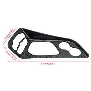 Dash Frame Carbon Fiber Interior <b>Trim</b> For Dodge Challenger 2015-2024 ABS Material Adhesive Installation - Product Image 1