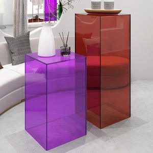 Espositore in Acrilico Colorato su Misura, Piedistalli Trasparenti in Lucite per Negozi, Gioielli, Borse, <span class=keywords><strong>Scarpe</strong></span> (Ingrosso) - Product Image 3
