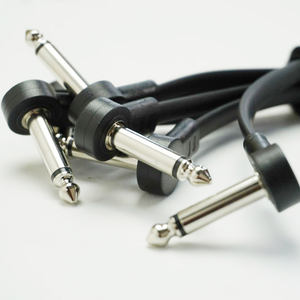 Cable de parche de guitarra plano de 1/4 <span class=keywords><strong>pulgadas</strong></span> Cables de efectos de pedal recto a ángulo de 12 <span class=keywords><strong>pulgadas</strong></span> - Product Image 3