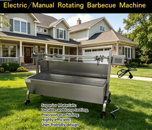 Parrilla Eléctrica de Carbón para Exteriores, Acero Inoxidable 304, Plegable, Multifuncional, Ahumador para Camping, Rejilla Desmontable, Más Vendida - Product Image 4