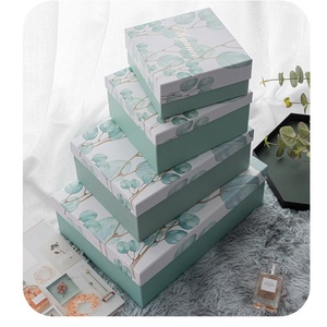 Green Vintage Jewelry <b>Box</b> Custom logo Jewelry <b>Box</b> Drawer Gift <b>Packing</b> <b>Box</b> - Product Image 2