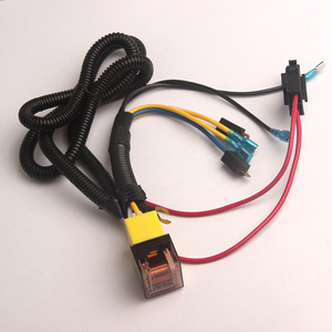 Car Air Horn Wiring Harness 12V 24V <b>Waterproof</b> Relay With Yellow Connector For Snail Horn Modification - Product Image 1