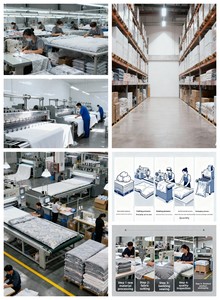 Siêu mềm Duvet cover Set Luxury Cotton Linen 4 cái Vua Kích thước thêu nhà máy bộ đồ giường Set Cotton Linen tấm ga trải giường thiết lập cho nhà - Product Image 6