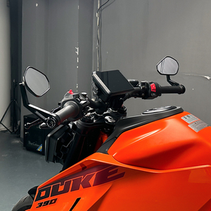 Rétroviseur de guidon en verre convexe réglable certifié E9 avec extrémités de barre pour <span class=keywords><strong>KTM</strong></span> Duke 390 250/125 Duke 390DUKE - Product Image 3