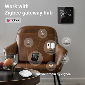 Smart Voice Control ZigBee-Gaskessel-Wärme thermostat mit wöchentlichem Programm und Fernbedienung funktion - Product Image 2