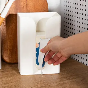 Gloway Hete Verkoop Muur Gemonteerde Rechthoekige Keuken Papier Opberghouder Container Organizer Keuken Plastic Tissuepapier Doos