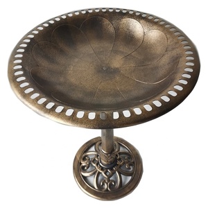 Round Plastic Garden <strong>Pedestal</strong> <strong>Bird</strong> <strong>Bath</strong> Bowl Decorative <strong>Bird</strong> <strong>Bath</strong> for Sale - Product Image 2