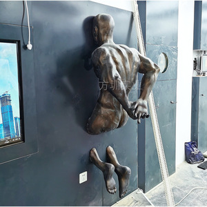 Escultura de Resina para Montar en Pared, Figura Artística de Diseño Contemporáneo, Paquete Individual para Exhibición Segura en Educación - Product Image 5