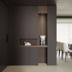 Mueble de Madera para Sala de Estar, Diseño Moderno, Ecológico, Modular, Independiente, de Gran Capacidad, Precio de Fábrica al por Mayor - Product Image 4