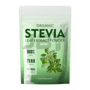 Édulcorant biologique JBY Extrait de stévia en poudre 100% stévioside Compléments alimentaires à base de plantes Poudre de feuilles de stévia verte pure - Product Image 1