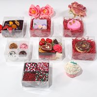 Boîtes en plastique PET rectangulaires transparentes mates en PVC en stock pour les cosmétiques quotidiens et l'emballage du café