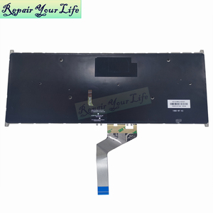 US AR Ru HB Ti KR backlit คีย์บอร์ดแล็ปท็อปสำหรับ ACER SF514-52 <span class=keywords><strong>Sf314</strong></span>-<span class=keywords><strong>42</strong></span> Swift 3 <span class=keywords><strong>Sf314</strong></span>-57แป้นพิมพ์ <span class=keywords><strong>Sf314</strong></span>-59-51m4 N19H4สีดำใหม่ - Product Image 5