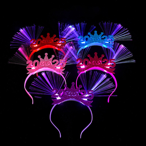 <span class=keywords><strong>2025</strong></span> năm mới ánh sáng lên nhựa LED nhấp nháy sợi quang <span class=keywords><strong>headband</strong></span> cho lễ hội Đảng kỳ nghỉ - Product Image 4