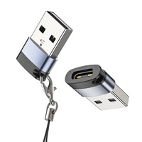 Adaptateur USB 2.0 Femelle vers Mâle vers Type-C avec Alimentation pour Téléphones Mobiles Modèle Expédition Rapide En Stock