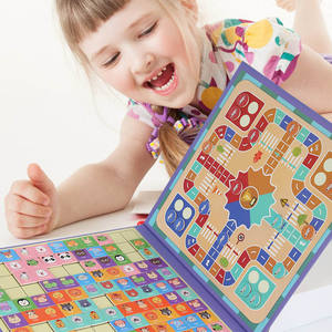 Gioco 2in1 Scacchi e Match-<span class=keywords><strong>3</strong></span>, Scacchi Volanti, Giocattolo Educativo in Legno per Bambini da 0-24 Mesi e 5-7 Anni - Product Image 2