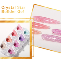 KINNCO Hema Free TPO Free Gel UV Constructeur d'ongles Personnalisé 30g Gel Extension Pailleté pour Salon de Beauté