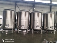 Tanque de Cerveza SUS304 de Acero Inoxidable, Tanque de Luminosidad Comercial para Cerveza Artesanal con Acabado de Grado Alimenticio, Precio de Fábrica