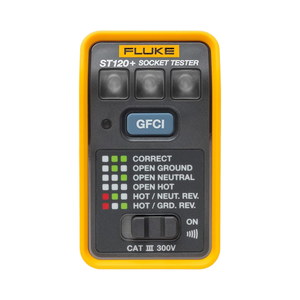 สำหรับเครื่องมัลติมิเตอร์ <span class=keywords><strong>Fluke</strong></span> ST120 เครื่องทดสอบเต้ารับ GFCI พร้อมเสียงเตือน ประเภทสินค้า มัลติมิเตอร์ - Product Image 1