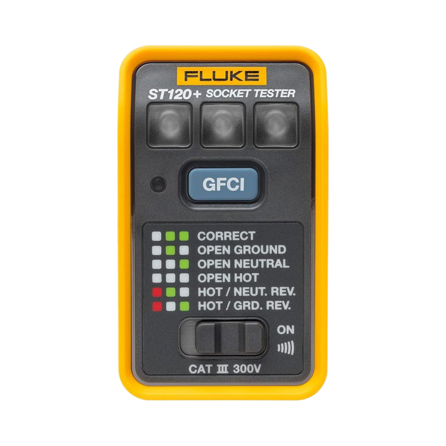 For Fluke ST120 Multimeter GFCI Socket Tester with Audible Beeper Product Category Multimeters