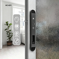 Cerradura Inteligente con Huella Dactilar y Entrada sin Llave para Puerta y Ventana Corredera, Compatible con la Aplicación Tuya