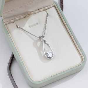 สร้อยคอจี้รูปหยดน้ำหมุนได้ MSN-1072 Messi Jewelry สำหรับผู้หญิง สร้อยคอเจ้าสาว - Product Image 1
