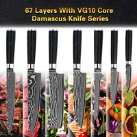 Couteau à éplucher en acier inoxydable Damas VG10 à 67 couches, manche rond en bois noir, 3,5 pouces, 10 % de réduction, idéal pour les restaurants