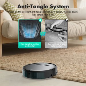 Robot aspirateur et serpillière 2 en 1, aspiration puissante, aspirateur robotisé avec application, commande vocale Alexa, charge automatique - Product Image 4