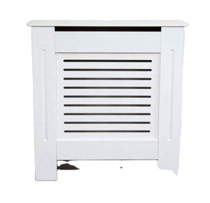 Cubierta de <span class=keywords><strong>Radiador</strong></span> Milton Pequeña y Duradera, Venta al por Mayor de Fábrica, Gabinete Moderno de MDF Pintado en <span class=keywords><strong>Blanco</strong></span> - Product Image 3