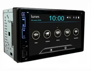 XinYoo Player MP5 Mobil, Pemutar Audio Mobil dengan Layar Sentuh Penuh, Pemutar MP5, Radio, Radio, DVD, Dua Din, 6.2, Wince Universal, Pabrik