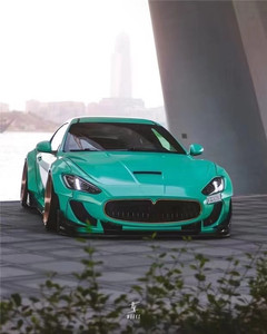 Kit carrosserie large pour Maserati GT Gran Turismo : Améliorations style LB, lèvre avant, diffuseur, spoiler, capot avec carrosserie large - Product Image 3