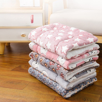 Tapis de luxe moderne en dentelle pour animaux de compagnie, couverture douce en flanelle, lit antidérapant, coussin imprimé pour chiot, chat, chien, sofa en vrac