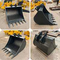 Bucket RB Desain Rekayasa Kustom Penuh, Screening Bucket OEM ODM Q355 NM400 Grosir CE ISO SGS Semua Ukuran