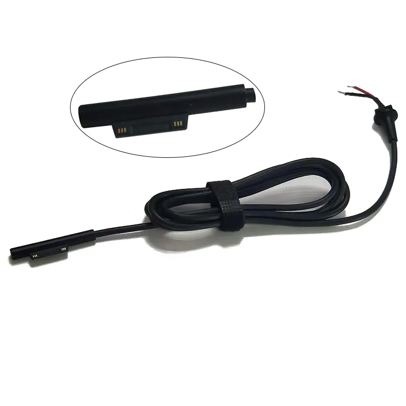 Cable de carga de alimentación CC de repuesto, Cable cargador para Microsoft Surface Pro 4 3, Cable adaptador 1,8 m