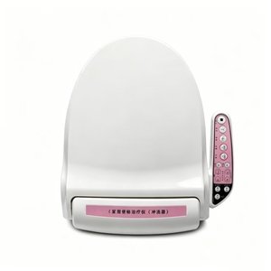 Couvre-siège de toilette intelligent avec fonction d'irrigation, mode bidet féminin et sécheur à air chaud pour salle de bain d'hôtel - Product Image 1