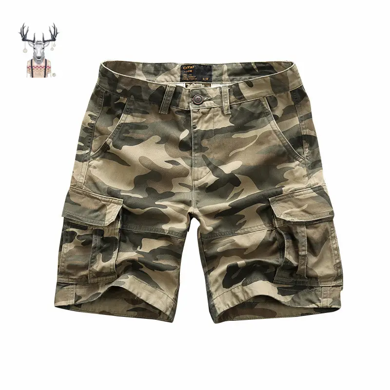 New Arrival High Quality Casual Fashion Custom Camouflage Streetwear Mens Cargo Shorts